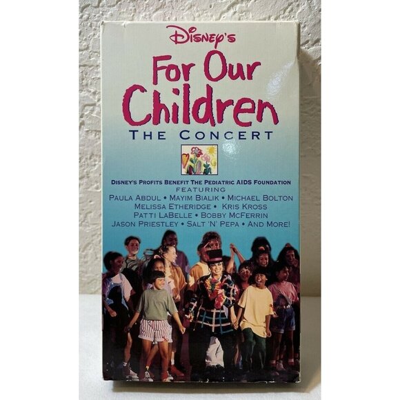 For Our Children: The Concert (VHS, 1993)  Paula Abdul - Please Read - Picture 1 of 12